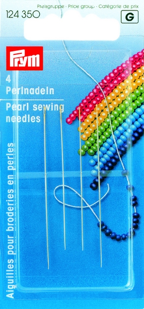 AGUJA PRYM PARA COSER PERLAS SURT X4
